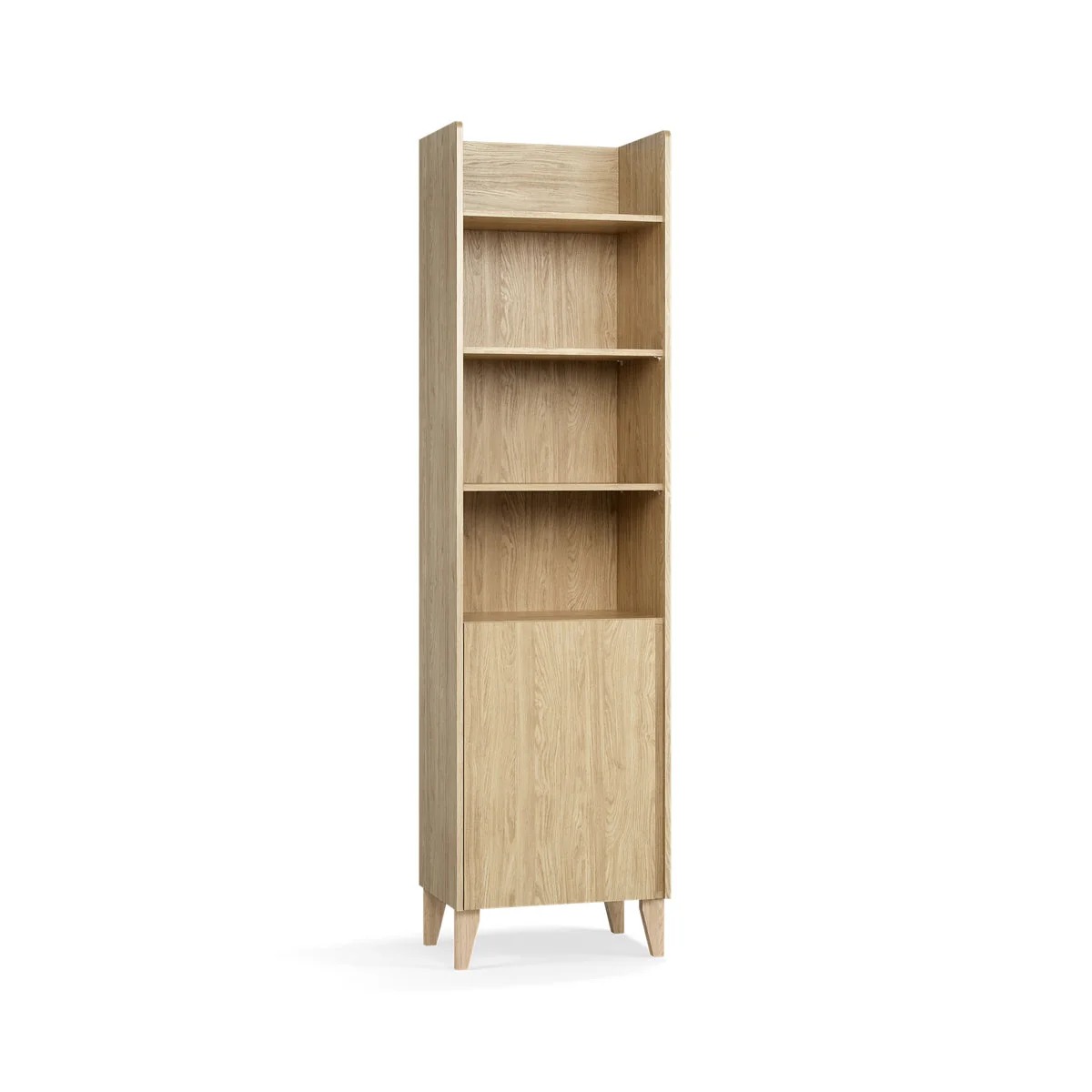 Bueherregal_Kinderzimmer_schmal_Muve_eiche_geschlossene_Tuer
