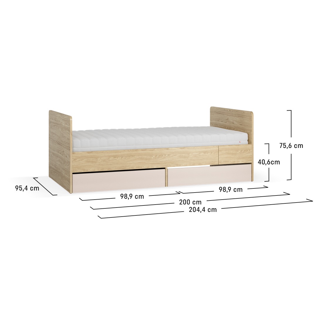 mitwachsendes-kinderbett-muve-200cm-eiche-bettmasse