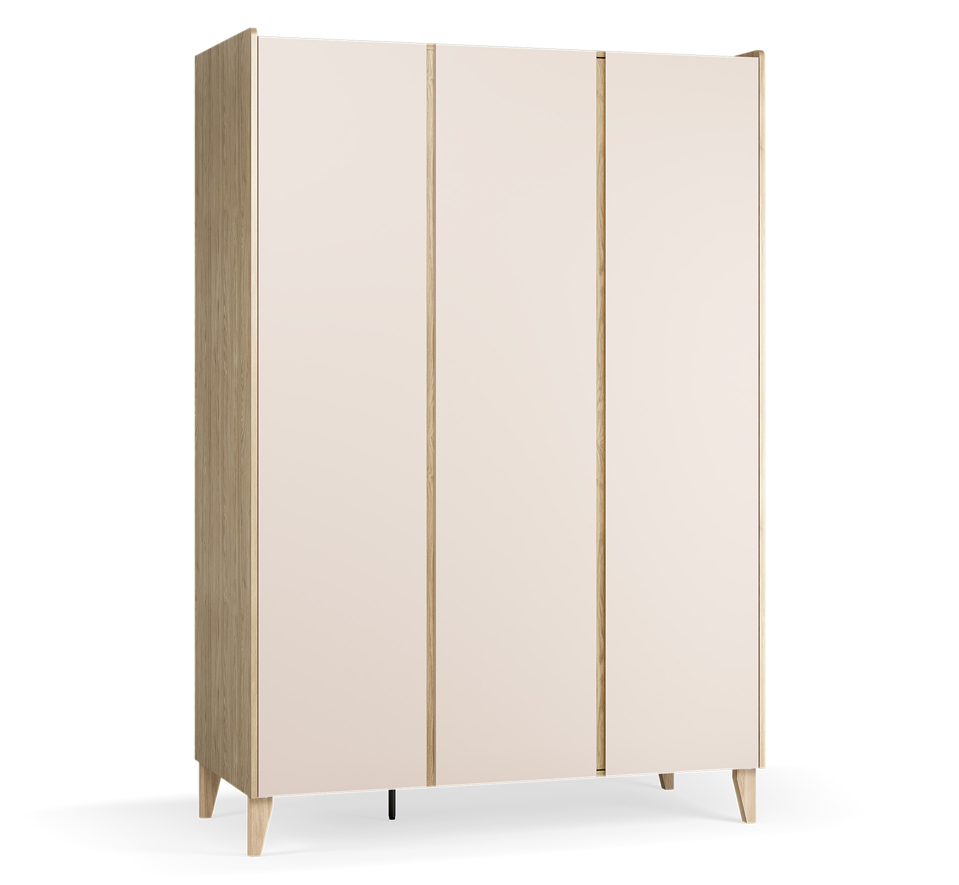 Kleiderschrank Kinderzimmer 3-Türig Muve Beige