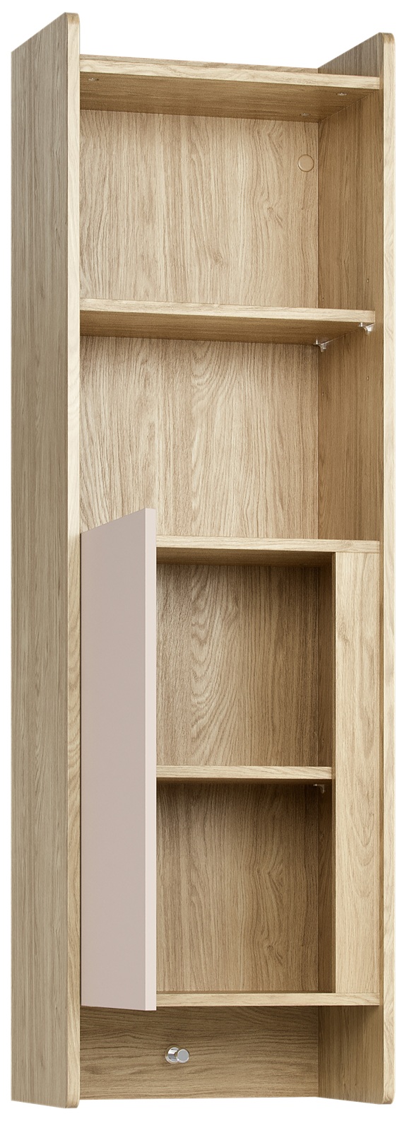 haengeschrank-für-kinderzimmer-muve-beige-tuer-geoeffnet