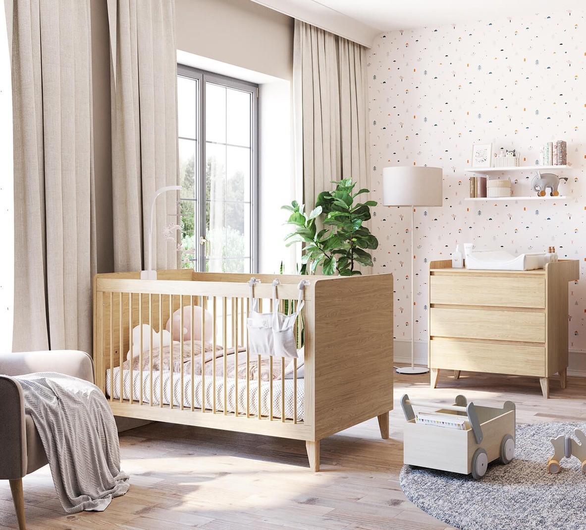 Babyzimmer komplett Set-2 MUVE Baby