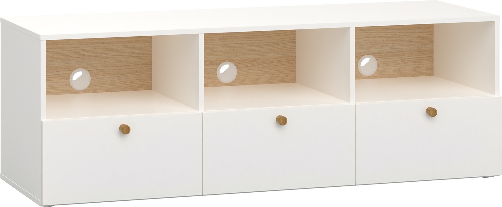 TV Schrank breit mit 3 Schubladen RELI