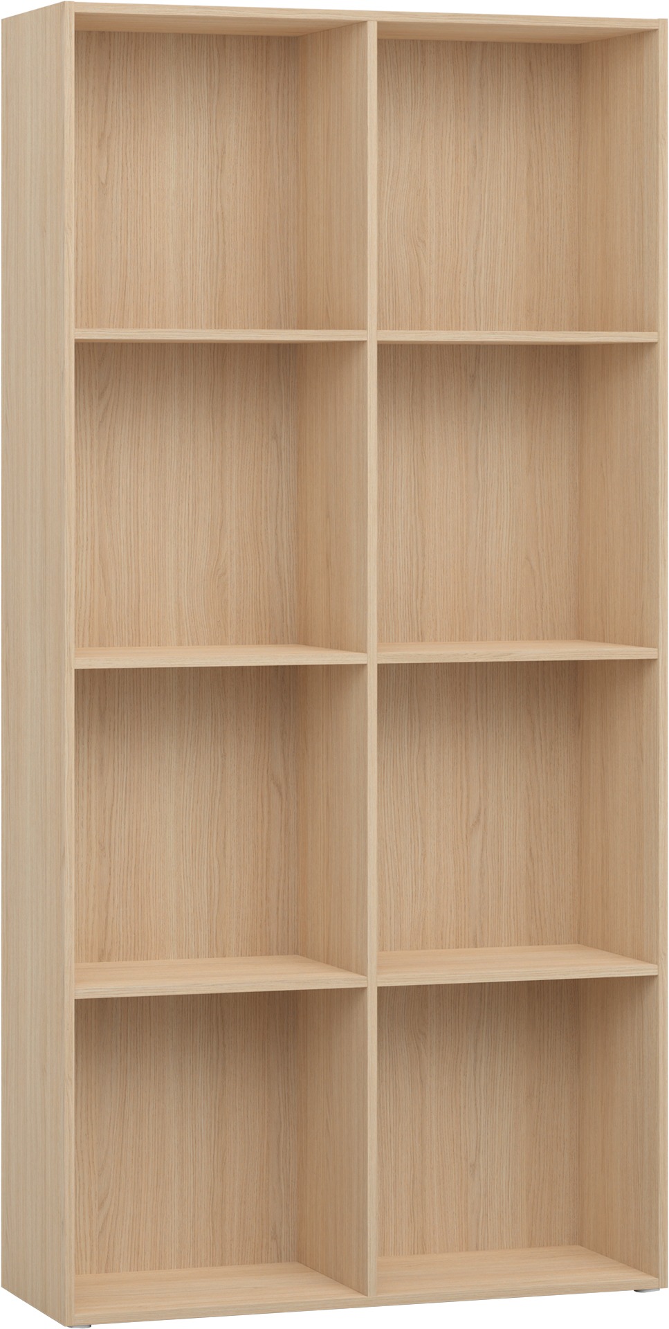 Bücherschrank breit offen RELI