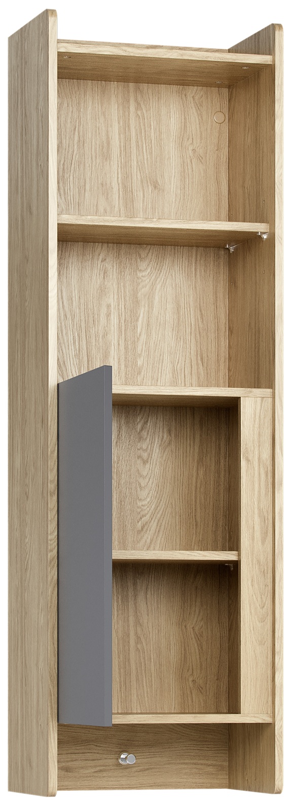 haengeschrank-für-kinderzimmer-muve-graphit-tuer-geoeffnet