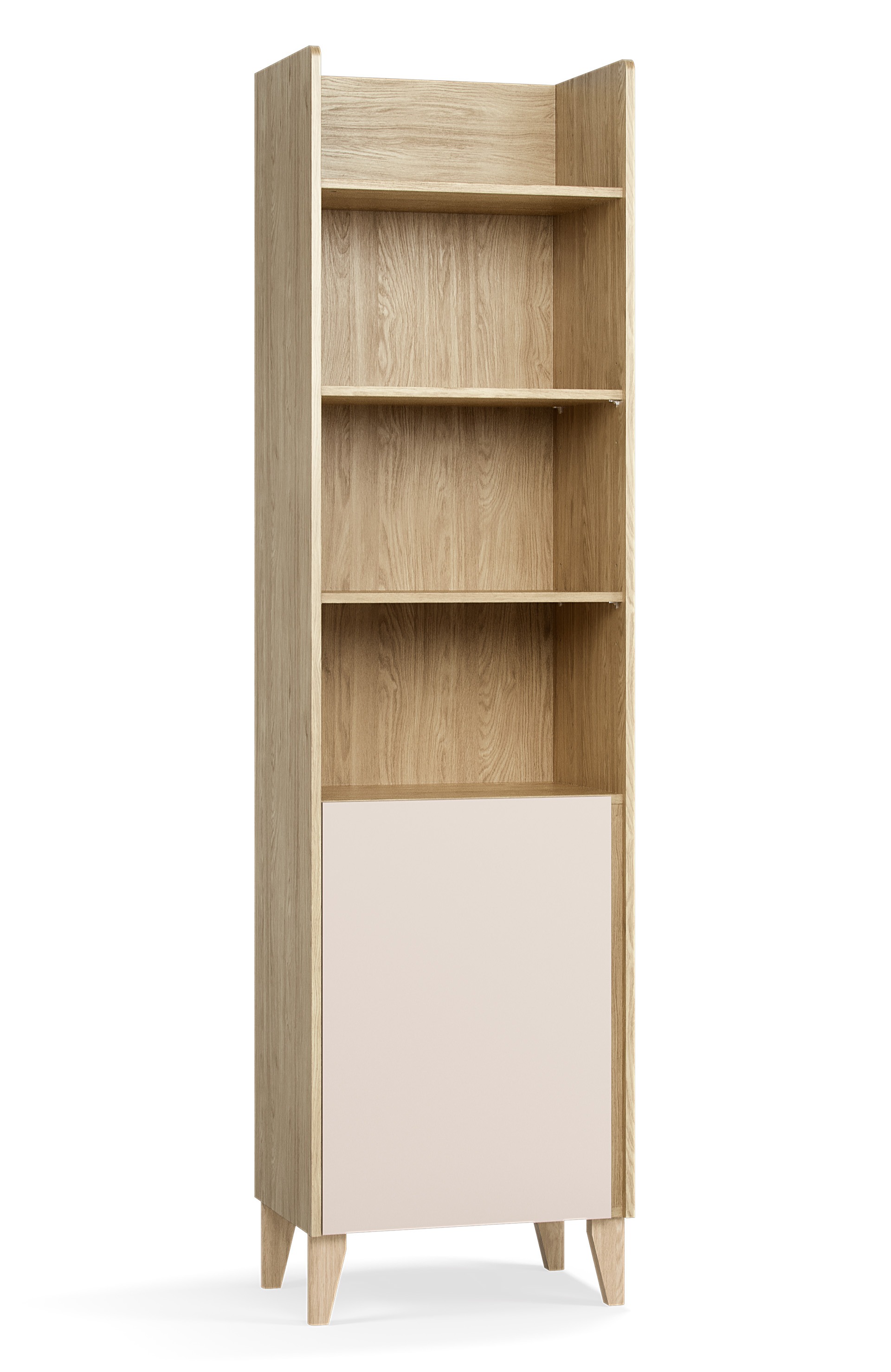 Bueherregal Kinderzimmer schmal Muve beige